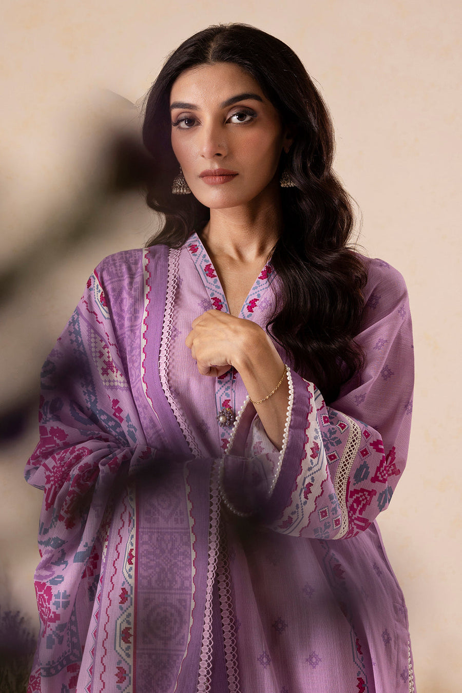 Zellbury Winter Vol-04 Printed Khaddar Unstitched 2Pc Suit WUW25X20121