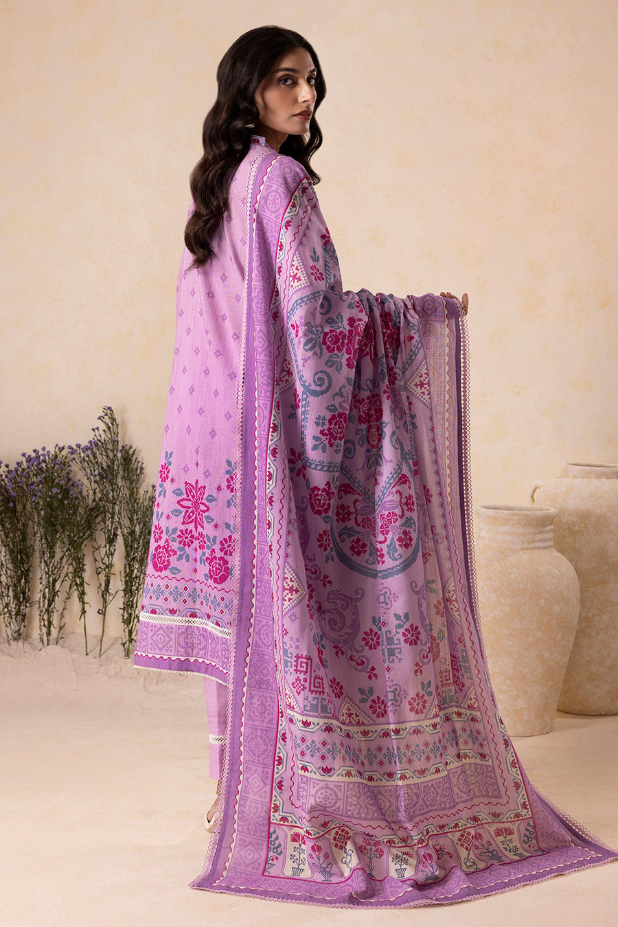 Zellbury Winter Vol-04 Printed Khaddar Unstitched 2Pc Suit WUW25X20121