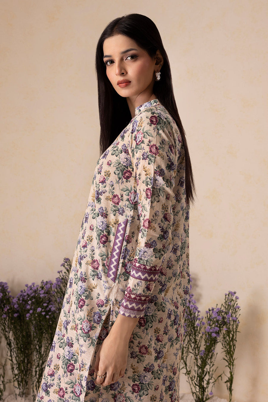 Zellbury Winter Vol-04 Printed Khaddar Unstitched 2Pc Suit WUW25X20122
