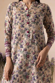 Zellbury Winter Vol-04 Printed Khaddar Unstitched 2Pc Suit WUW25X20122