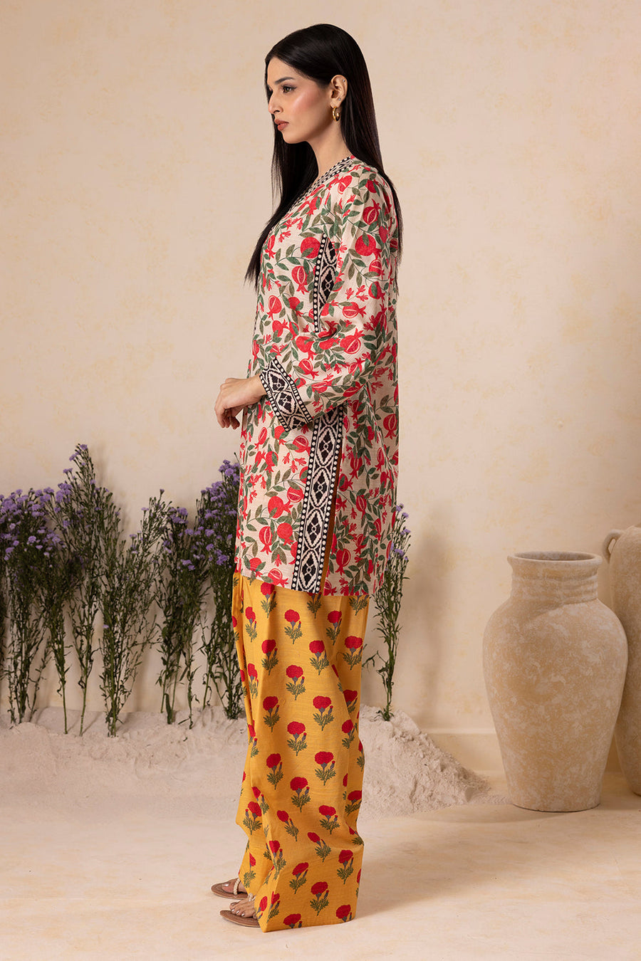 Zellbury Winter Vol-04 Printed Khaddar Unstitched 2Pc Suit WUW25X20123