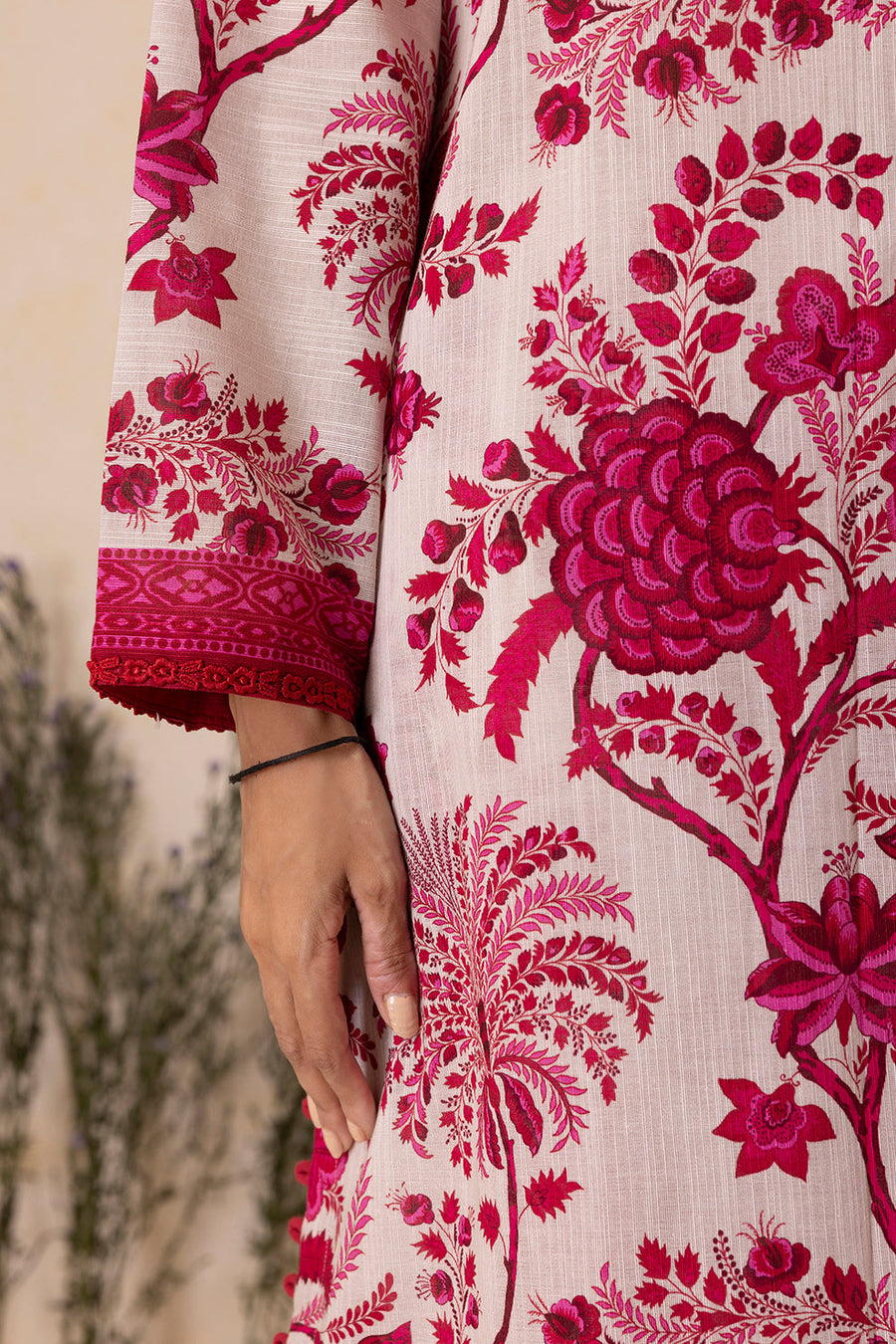 Zellbury Winter Vol-04 Printed Khaddar Unstitched 2Pc Suit WUW25X20124