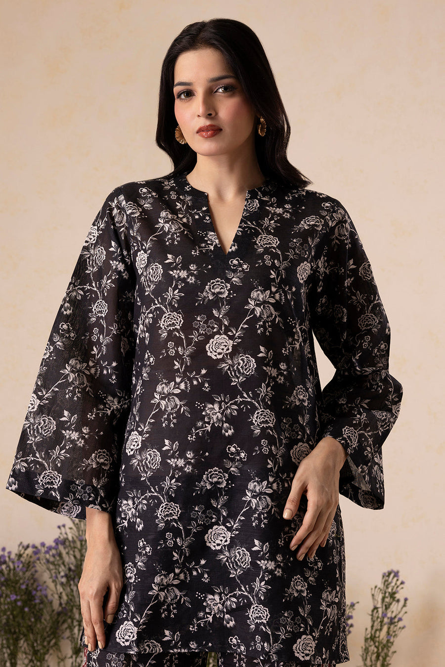 Zellbury Winter Vol-04 Printed Khaddar Unstitched 2Pc Suit WUW25X20125