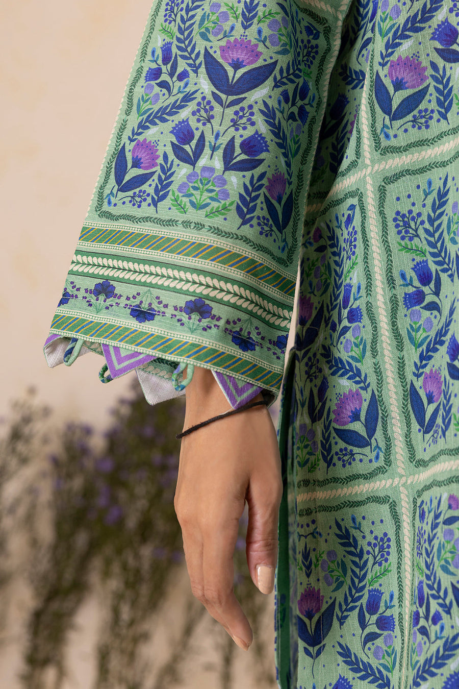 Zellbury Winter Vol-04 Printed Khaddar Unstitched 2Pc Suit WUW25X20127