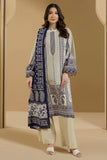 Zellbury Winter Vol-03 Unstitched Printed Linen 3Pc Suit WUW25X30097