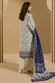 Zellbury Winter Vol-03 Unstitched Printed Linen 3Pc Suit WUW25X30097