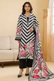 Zellbury Winter Vol-03 Unstitched Printed Linen 3Pc Suit WUW25X30099
