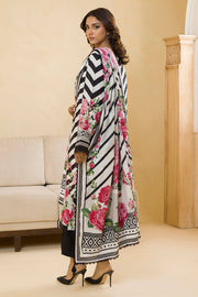 Zellbury Winter Vol-03 Unstitched Printed Linen 3Pc Suit WUW25X30099