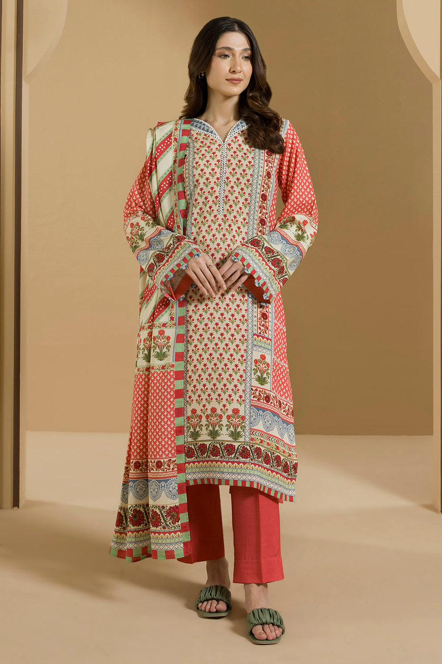 Zellbury Winter Vol-03 Unstitched Printed Linen 3Pc Suit WUW25X30100