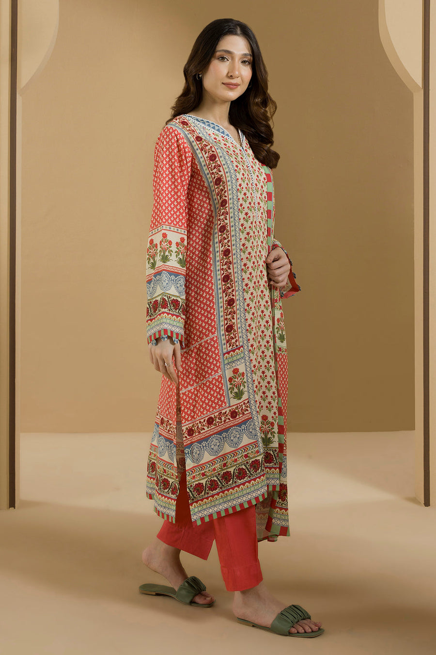 Zellbury Winter Vol-03 Unstitched Printed Linen 3Pc Suit WUW25X30100