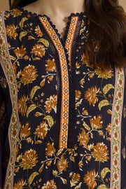 Zellbury Winter Vol-03 Unstitched Printed Linen 3Pc Suit WUW25X30101