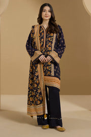 Zellbury Winter Vol-03 Unstitched Printed Linen 3Pc Suit WUW25X30101