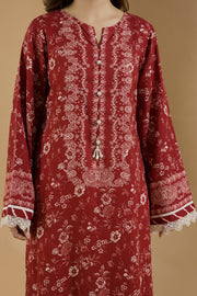 Zellbury Winter Vol-05 Unstitched Printed Linen 3Pc Suit WUW25X30102