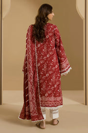 Zellbury Winter Vol-05 Unstitched Printed Linen 3Pc Suit WUW25X30102