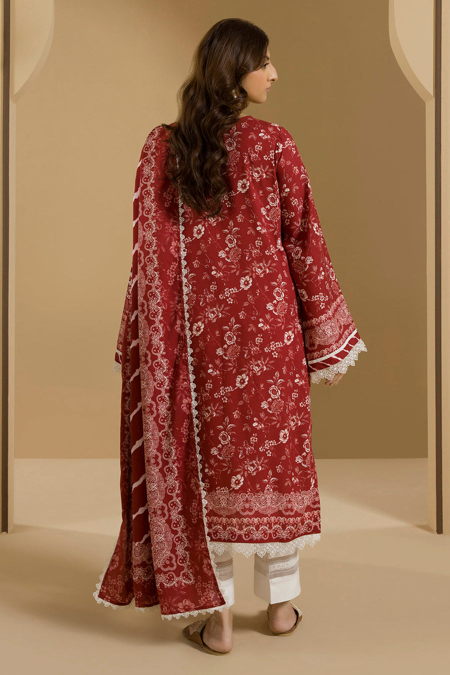 Zellbury Winter Vol-05 Unstitched Printed Linen 3Pc Suit WUW25X30102