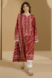 Zellbury Winter Vol-05 Unstitched Printed Linen 3Pc Suit WUW25X30102