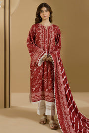 Zellbury Winter Vol-05 Unstitched Printed Linen 3Pc Suit WUW25X30102