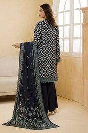 Zellbury Winter Vol-03 Unstitched Printed Linen 3Pc Suit WUW25X30104
