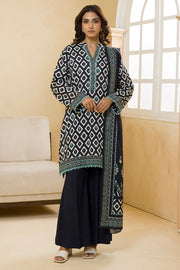 Zellbury Winter Vol-03 Unstitched Printed Linen 3Pc Suit WUW25X30104