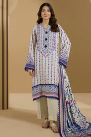 Zellbury Winter Vol-03 Unstitched Printed Linen 3Pc Suit WUW25X30105