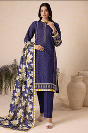 Zellbury Winter Vol-05 Unstitched Printed Khaddar 3Pc Suit WUW25X30134