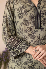 Zellbury Winter Vol-05 Unstitched Printed Khaddar 3Pc Suit WUW25X30135