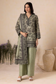 Zellbury Winter Vol-05 Unstitched Printed Khaddar 3Pc Suit WUW25X30135
