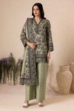 Zellbury Winter Vol-05 Unstitched Printed Khaddar 3Pc Suit WUW25X30135