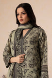 Zellbury Winter Vol-05 Unstitched Printed Khaddar 3Pc Suit WUW25X30135