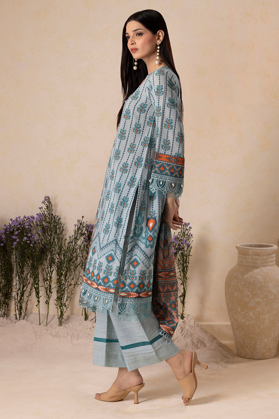Zellbury Winter Vol-05 Unstitched Printed Khaddar 3Pc Suit WUW25X30136
