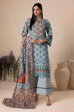 Zellbury Winter Vol-05 Unstitched Printed Khaddar 3Pc Suit WUW25X30136