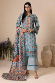 Zellbury Winter Vol-05 Unstitched Printed Khaddar 3Pc Suit WUW25X30136