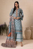 Zellbury Winter Vol-05 Unstitched Printed Khaddar 3Pc Suit WUW25X30136