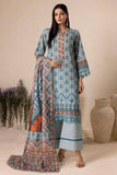Zellbury Winter Vol-05 Unstitched Printed Khaddar 3Pc Suit WUW25X30136