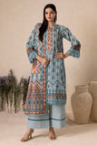 Zellbury Winter Vol-05 Unstitched Printed Khaddar 3Pc Suit WUW25X30136
