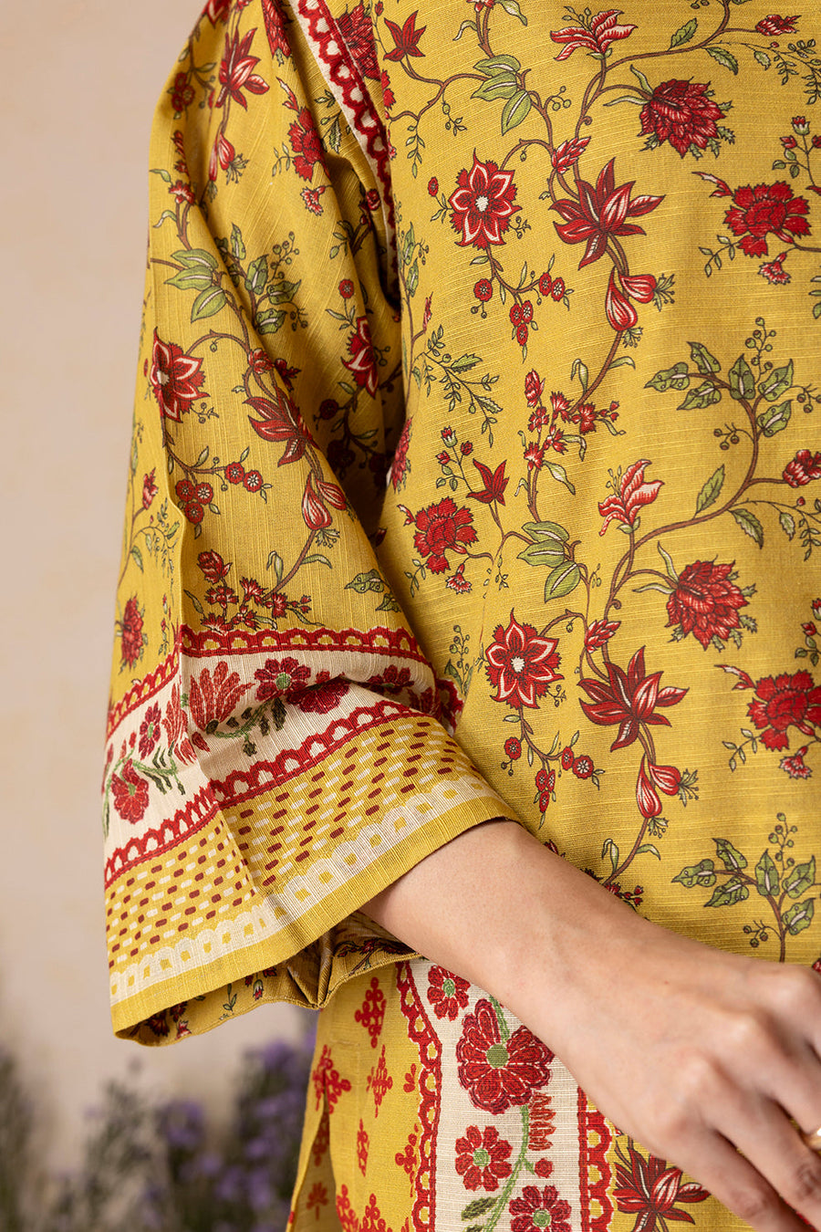 Zellbury Winter Vol-05 Unstitched Printed Khaddar 3Pc Suit WUW25X30137