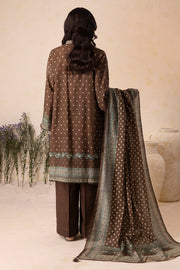 Zellbury Winter Vol-05 Unstitched Printed Khaddar 3Pc Suit WUW25X30138