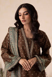 Zellbury Winter Vol-05 Unstitched Printed Khaddar 3Pc Suit WUW25X30138