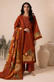 Zellbury Winter Vol-05 Unstitched Printed Khaddar 3Pc Suit WUW25X30139
