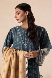 Zellbury Winter Vol-05 Unstitched Printed Khaddar 3Pc Suit WUW25X30140