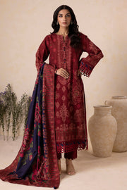 Zellbury Winter Vol-05 Unstitched Printed Khaddar 3Pc Suit WUW25X30142