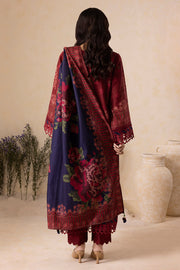 Zellbury Winter Vol-05 Unstitched Printed Khaddar 3Pc Suit WUW25X30142