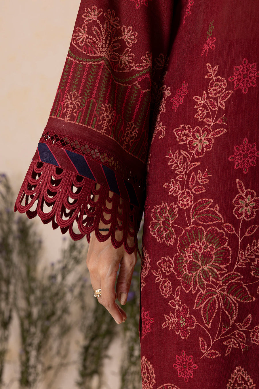 Zellbury Winter Vol-05 Unstitched Printed Khaddar 3Pc Suit WUW25X30142