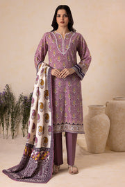 Zellbury Winter Vol-05 Unstitched Printed Khaddar 3Pc Suit WUW25X30143