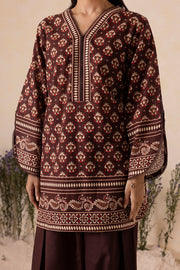 Zellbury Winter Vol-05 Unstitched Printed Khaddar 3Pc Suit WUW25X30144