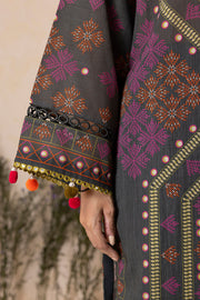 Zellbury Winter Vol-05 Unstitched Printed Khaddar 3Pc Suit WUW25X30145
