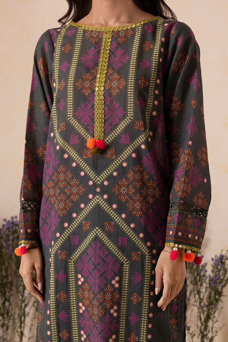 Zellbury Winter Vol-05 Unstitched Printed Khaddar 3Pc Suit WUW25X30145
