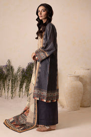Zellbury Winter Vol-05 Unstitched Printed Karandi 3Pc Suit WUW25X30146