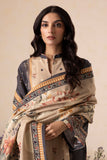 Zellbury Winter Vol-05 Unstitched Printed Karandi 3Pc Suit WUW25X30146