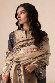 Zellbury Winter Vol-05 Unstitched Printed Karandi 3Pc Suit WUW25X30146